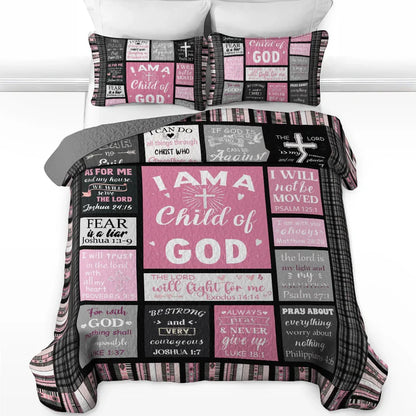 Pajabear Quilt 3-Piece Set Child of God