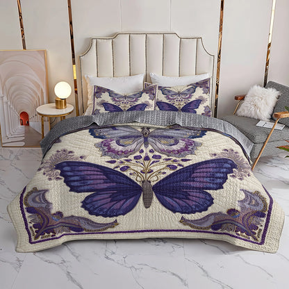 Pajabear Quilt 3-Piece Set Enchanted Royal Wings