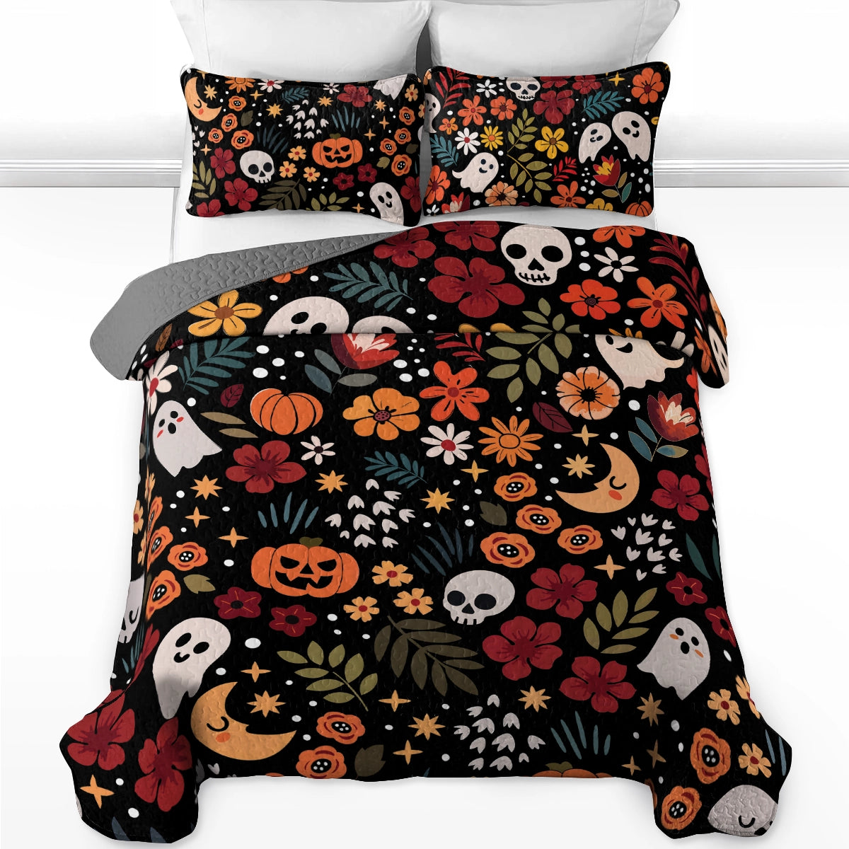 Pajabear Quilt 3-Piece Set Spooky Chic