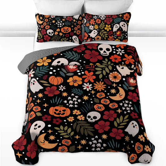 Pajabear Quilt 3-Piece Set Spooky Chic