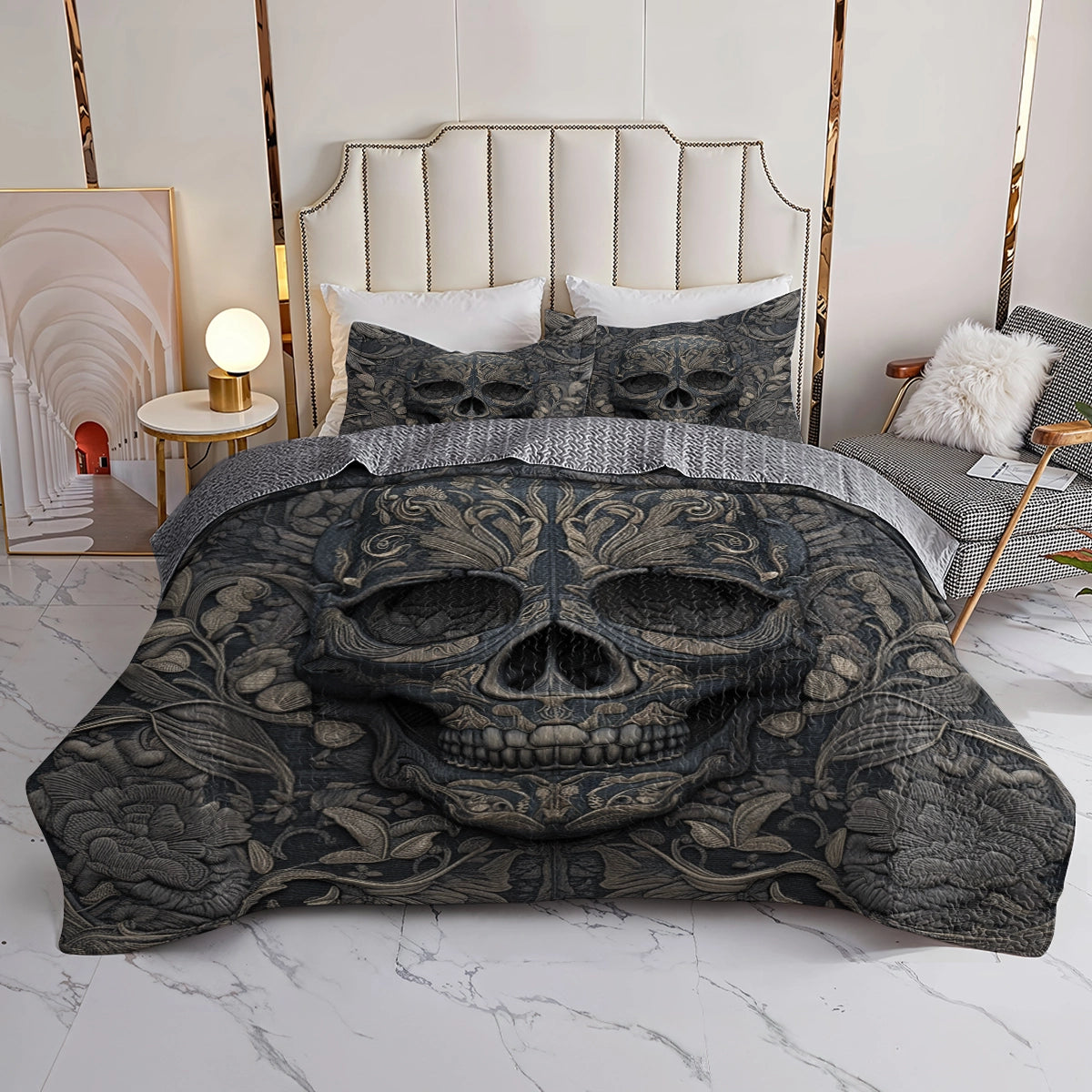 Pajabear Quilt 3-Piece Set Stone Crown of Shadows