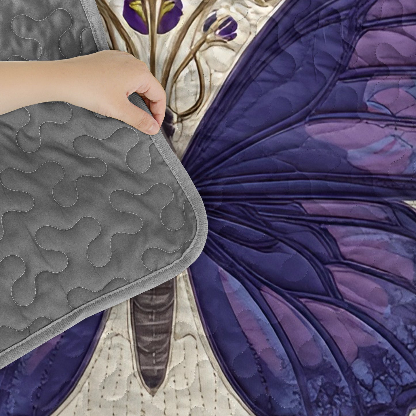 Pajabear Quilt 3-Piece Set Enchanted Royal Wings