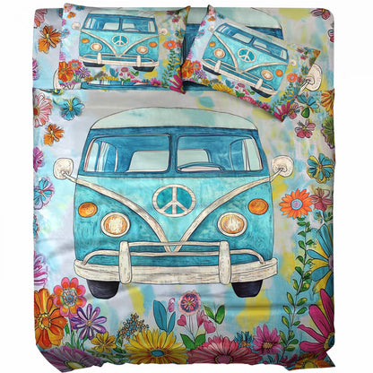 Pajabear 4-Piece Bed Sheet Set Sunny Smile