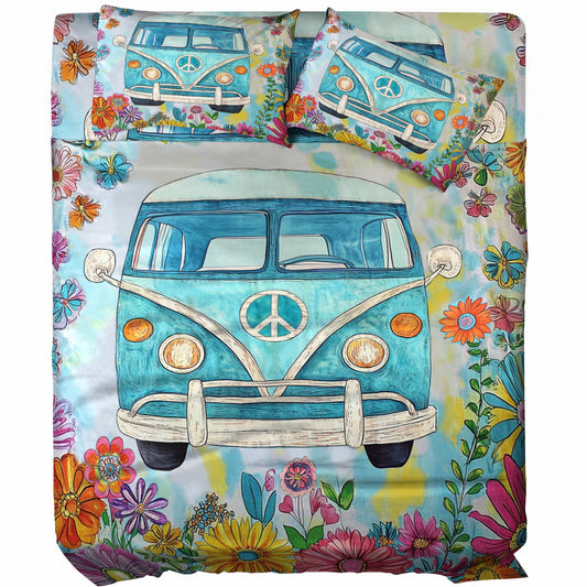 Pajabear 4-Piece Bed Sheet Set Sunny Smile