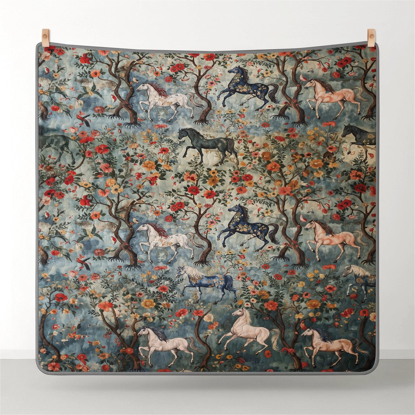 Pajabear Quilt 3-Piece Set Mystical Steeds