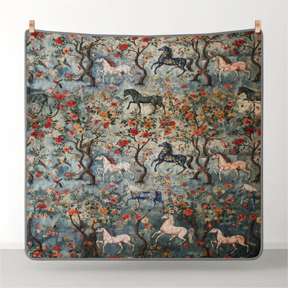 Pajabear Quilt 3-Piece Set Mystical Steeds