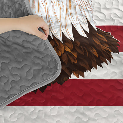 Pajabear Quilt 3-Piece Set American Eagle