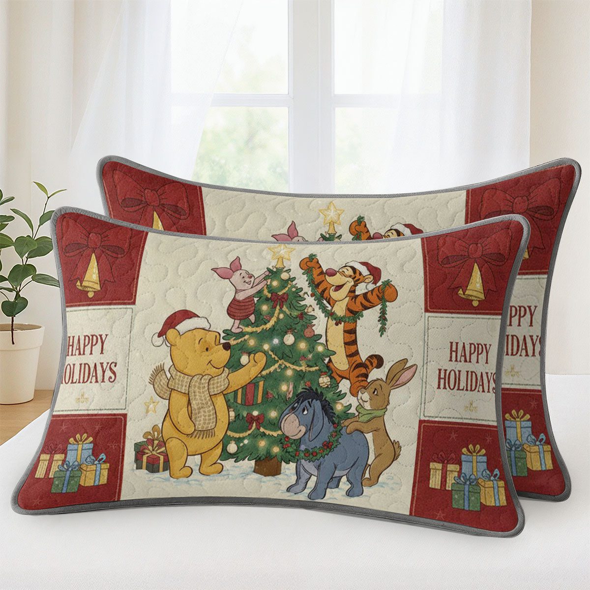 Pajabear Quilt 3-Piece Set Merry Pooh
