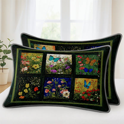 Pajabear Quilt 3-Piece Set Butterfly Garden