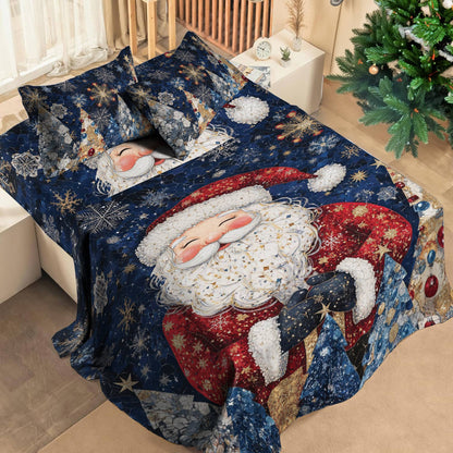 Pajabear 4-Piece Bed Sheet Set Santa Dreams