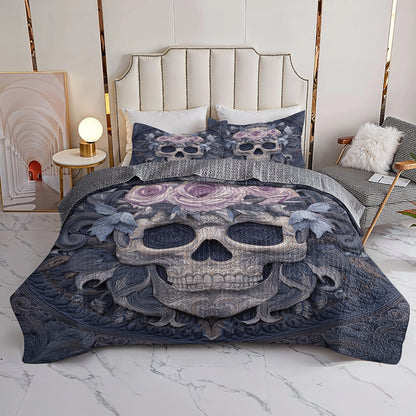 Pajabear Quilt 3-Piece Set Violet Crown of Shadows