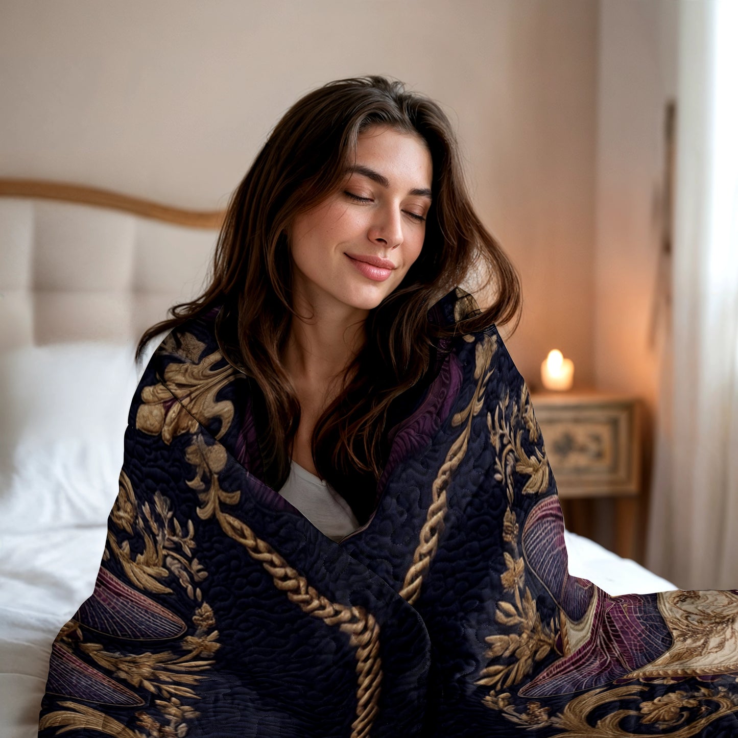 Pajabear Quilt 3-Piece Set Royal Dragonfly Dreams