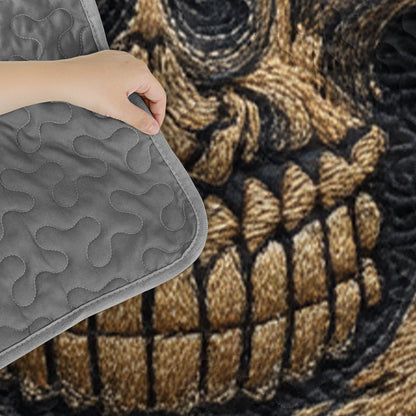 Pajabear Quilt 3-Piece Set Baroque Skull Majesty