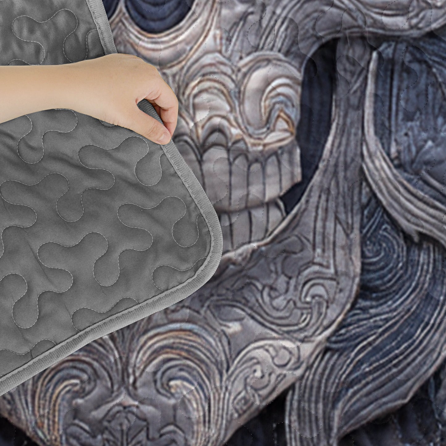 Pajabear Quilt 3-Piece Set Violet Crown of Shadows