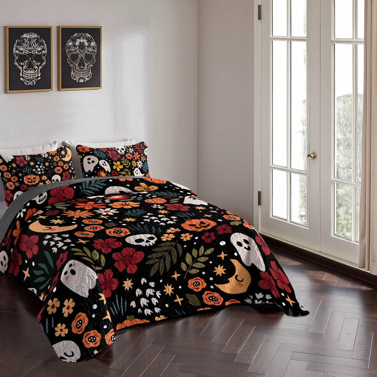 Pajabear Quilt 3-Piece Set Spooky Chic