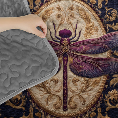 Pajabear Quilt 3-Piece Set Royal Dragonfly Dreams