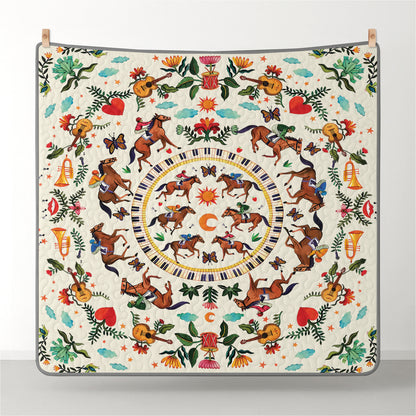 Pajabear Quilt 3-Piece Set The Carousel of Dreams