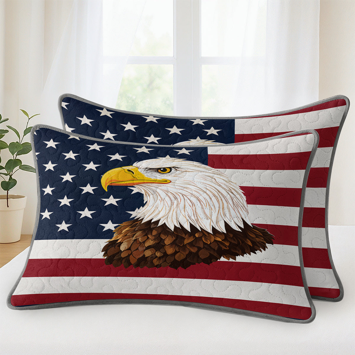 Pajabear Quilt 3-Piece Set American Eagle