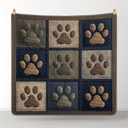 Pajabear Quilt 3-Piece Set Paws of Love