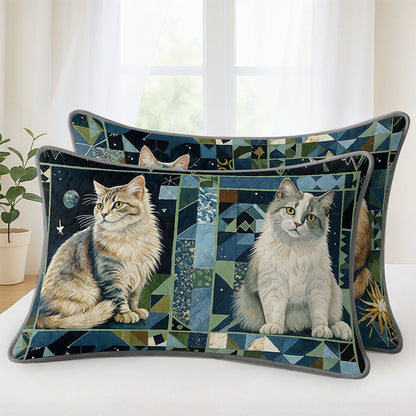 Pajabear Quilt 3-Piece Set Cat Purrfect Companions