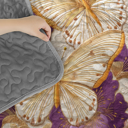 Pajabear Quilt 3-Piece Set Golden Wings of Serenity