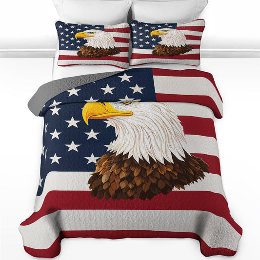Pajabear Quilt 3-Piece Set American Eagle