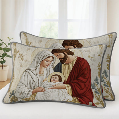 Pajabear Quilt 3-Piece Set Nativity Blessing