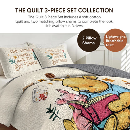 Pajabear Quilt 3-Piece Set Little Things