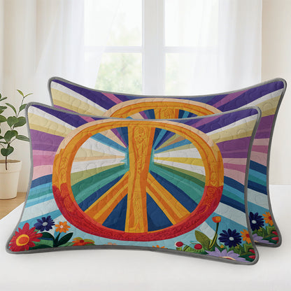 Pajabear Quilt 3-Piece Set Peace Bloom