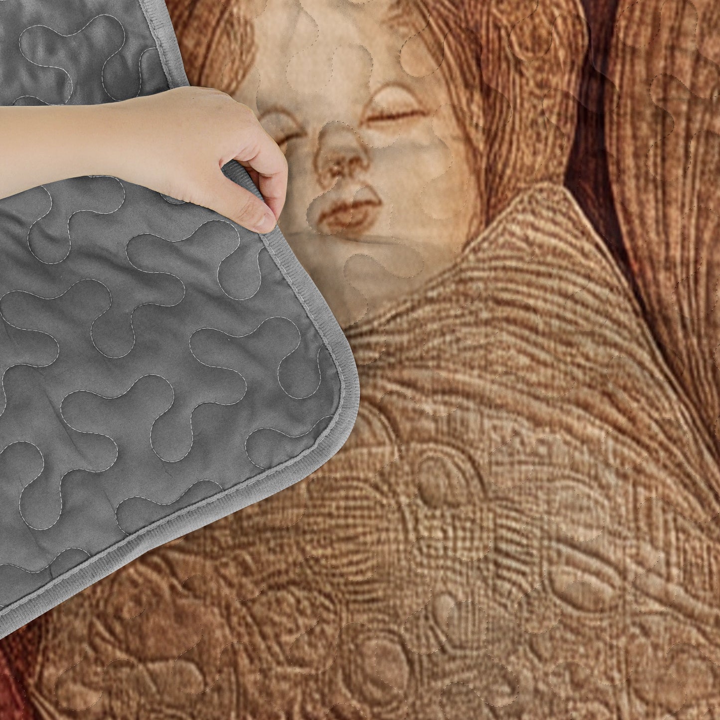 Pajabear Quilt 3-Piece Set Eternal Harmony of the Holy Family