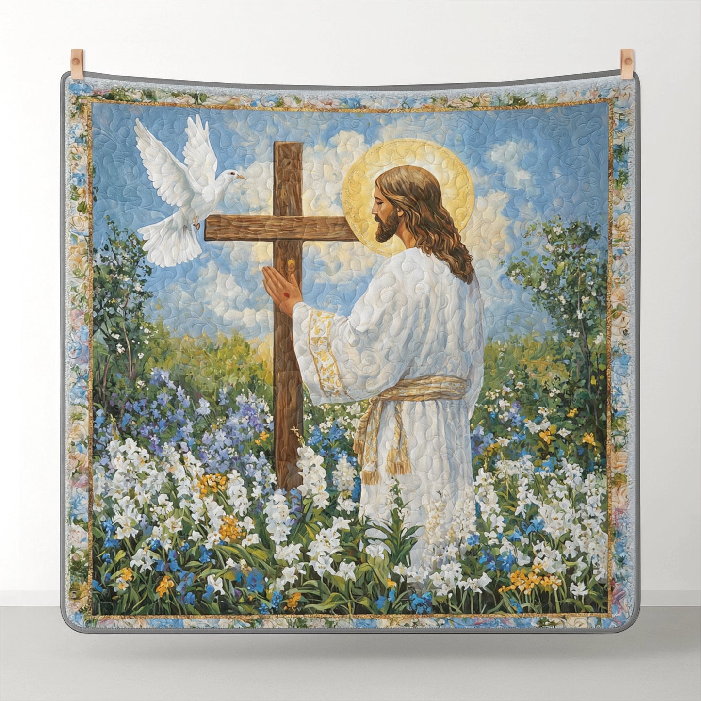 Pajabear Quilt 3-Piece Set Faith in Bloom