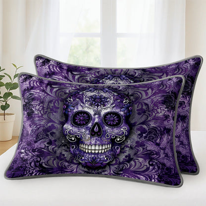 Pajabear Quilt 3-Piece Set Gorgeous Mandala Skull