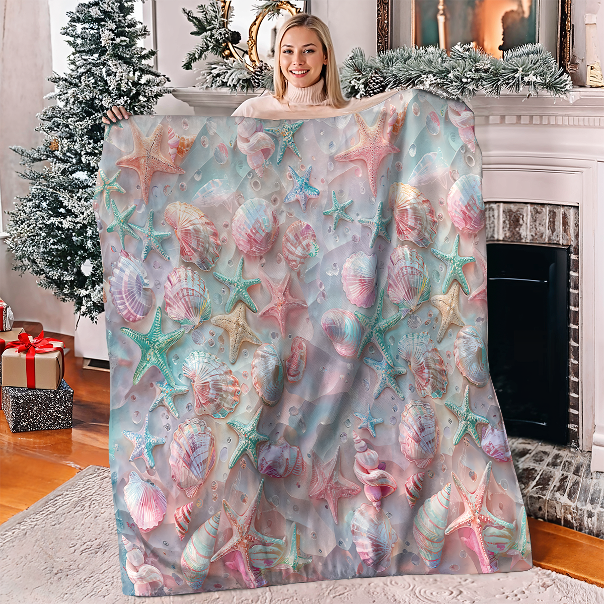 Pajabear Fleece Blanket Coastal Shell
