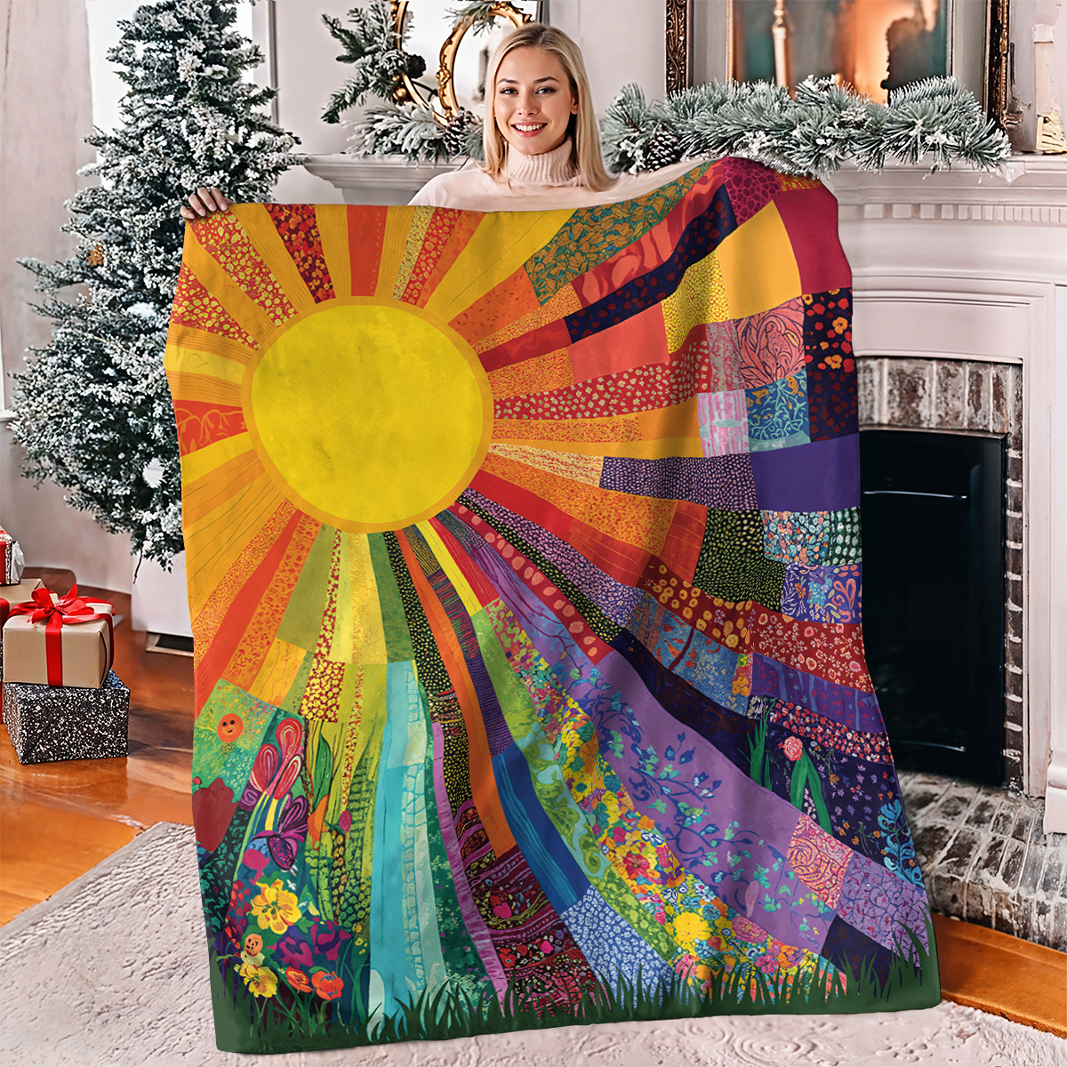 Pajabear Fleece Blanket Sunshine Radiance