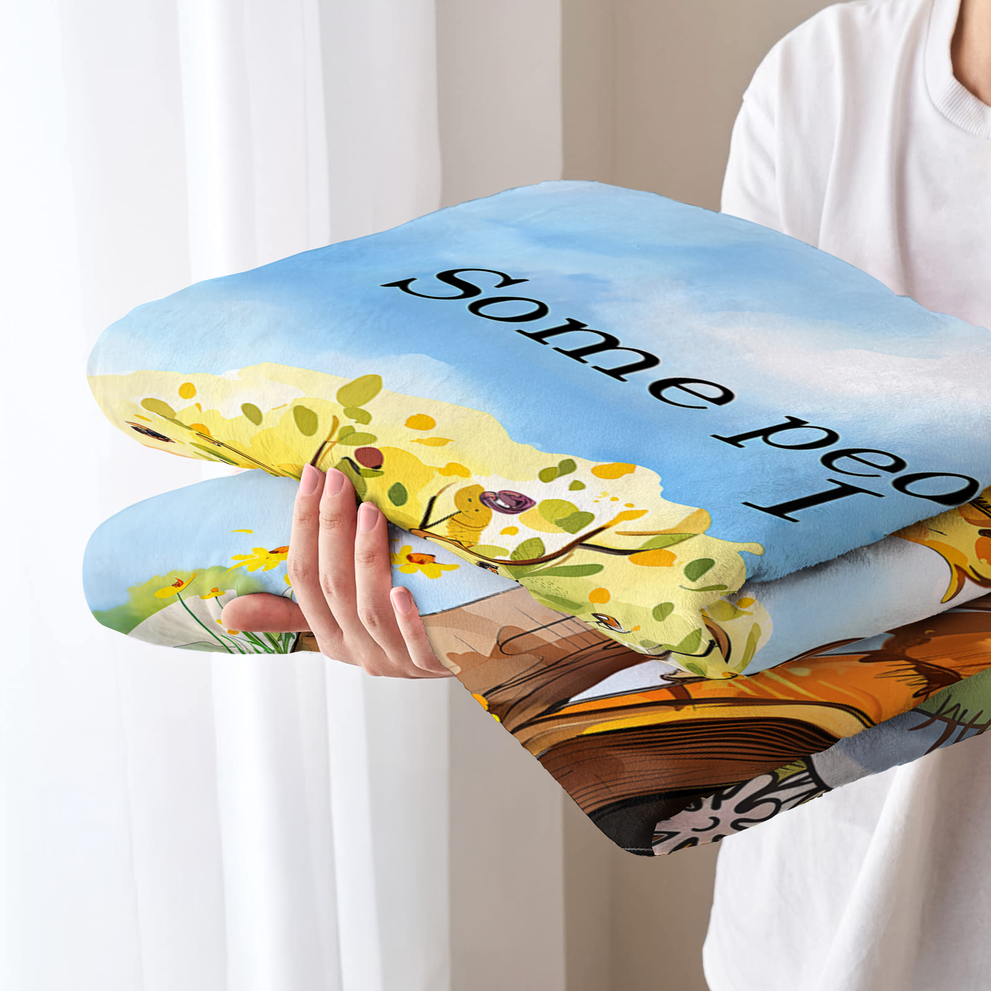 Pajabear Fleece Blanket Pooh and Honey