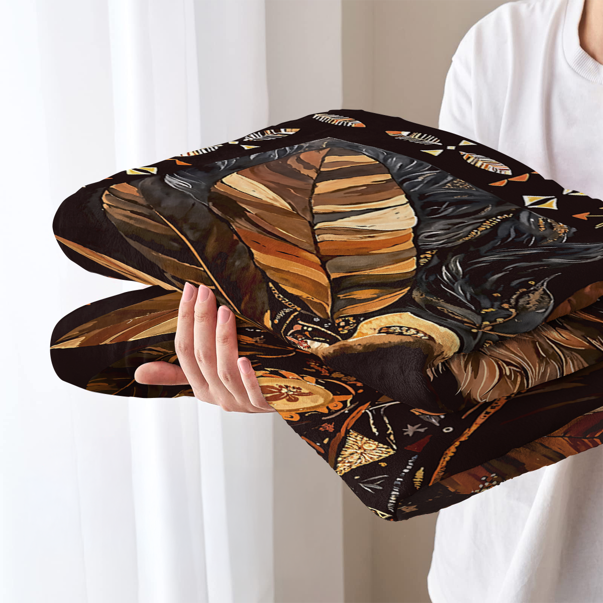 Pajabear Fleece Blanket Bear Totem Dream