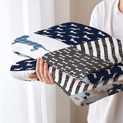 Pajabear Fleece Blanket Dachshund Delight