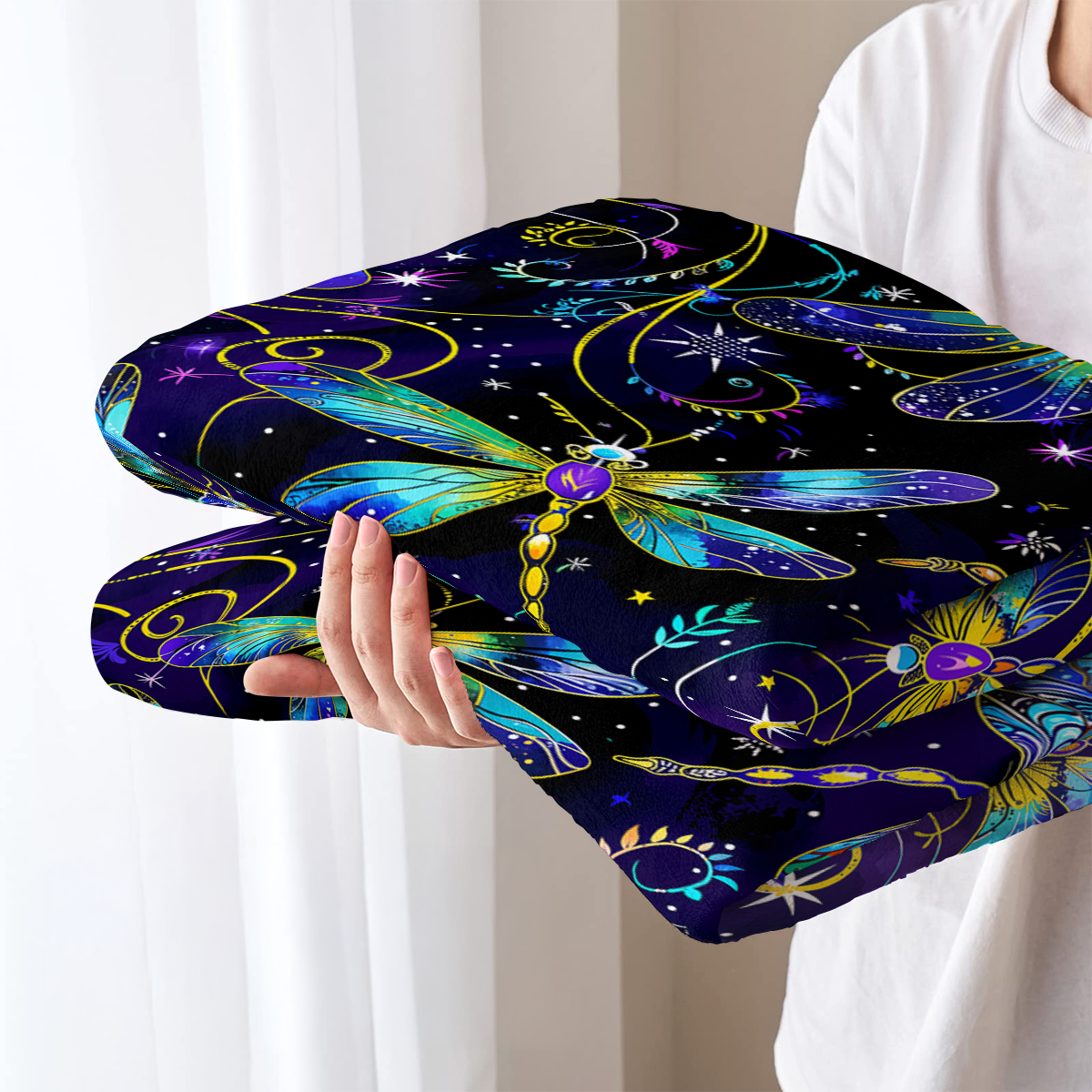 Pajabear Fleece Blanket Nature Dragonflies