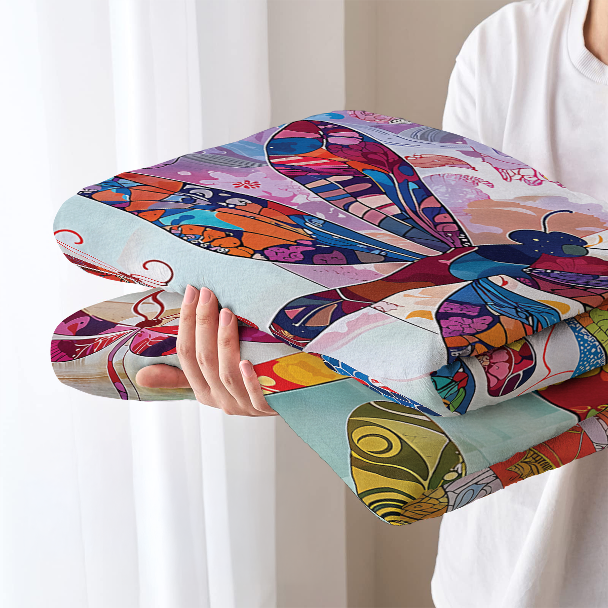 Pajabear Fleece Blanket Dragonfly Harmony