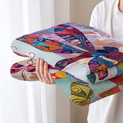 Pajabear Fleece Blanket Dragonfly Harmony
