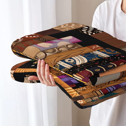 Pajabear Fleece Blanket Library Dreams