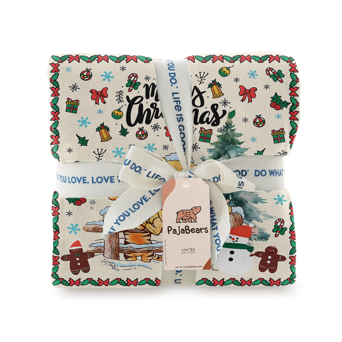 Pajabear Fleece Blanket Winnie And Friends