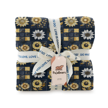 Pajabear Fleece Blanket Inelegance Sunflowers