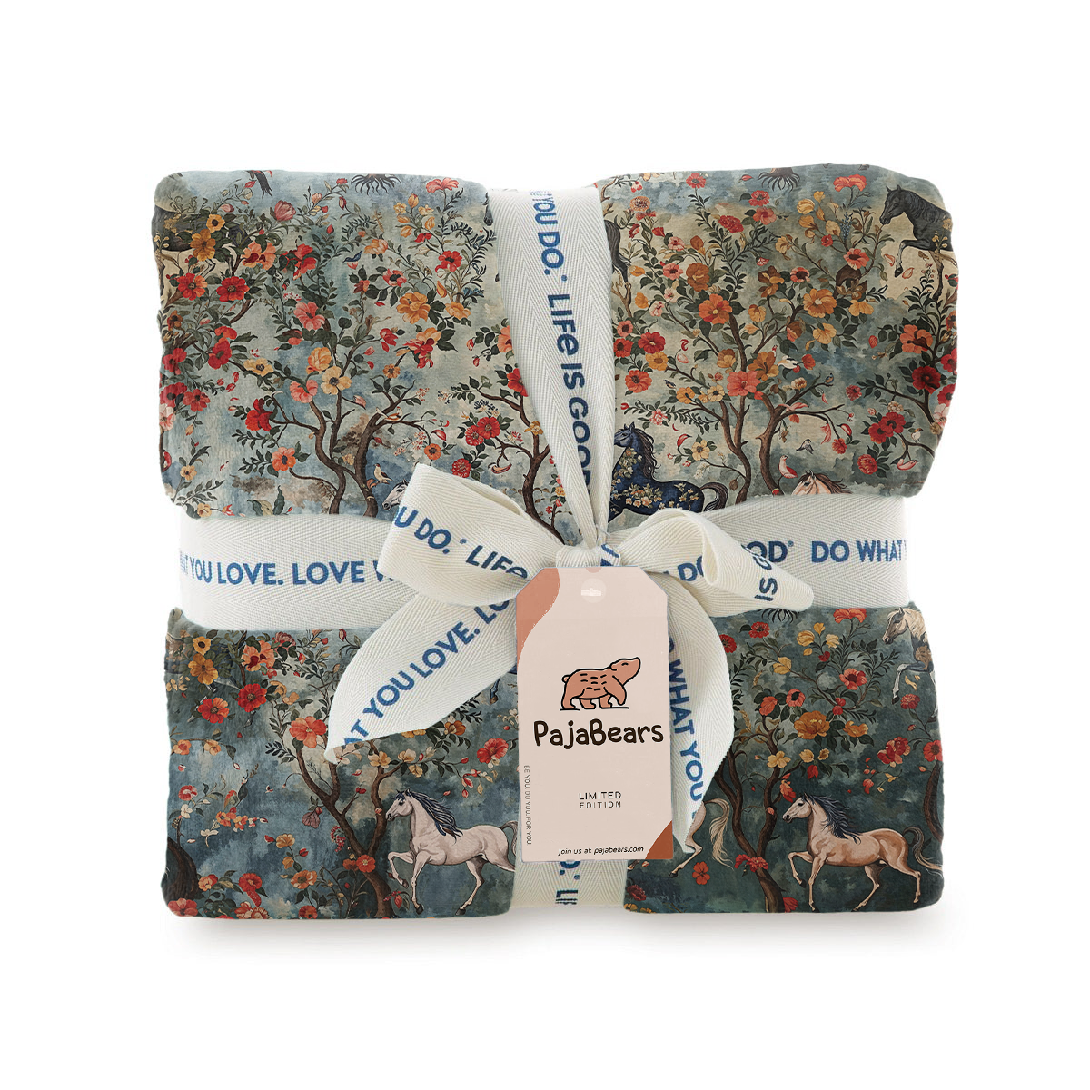 Pajabear Fleece Blanket Mystical Steeds