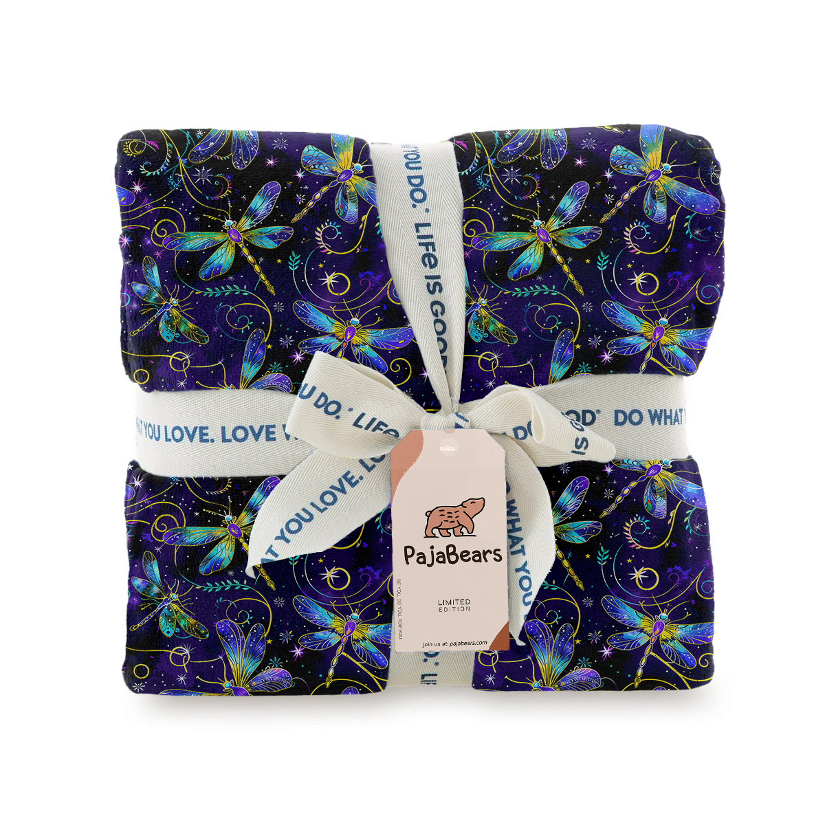 Pajabear Fleece Blanket Nature Dragonflies