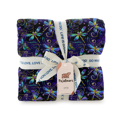 Pajabear Fleece Blanket Nature Dragonflies