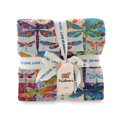 Pajabear Fleece Blanket Dragonfly Harmony