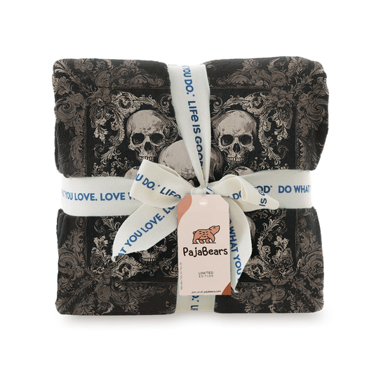 Pajabear Fleece Blanket Gothic Skull Majesty