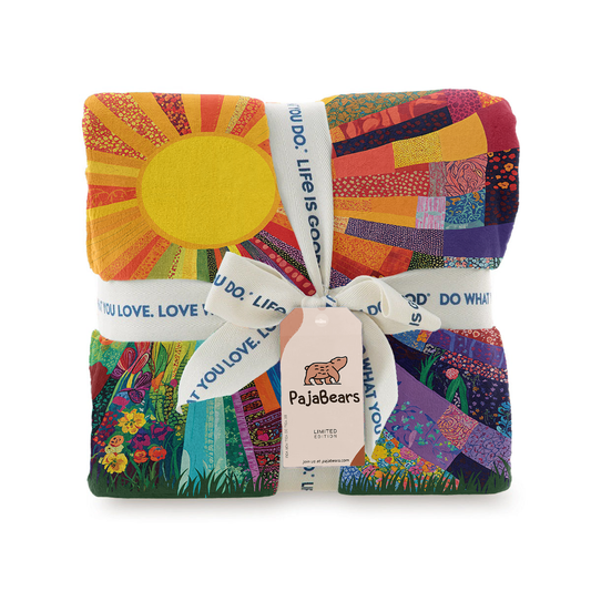 Pajabear Fleece Blanket Sunshine Radiance