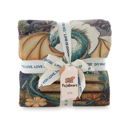 Pajabear Fleece Blanket Dragon Tale